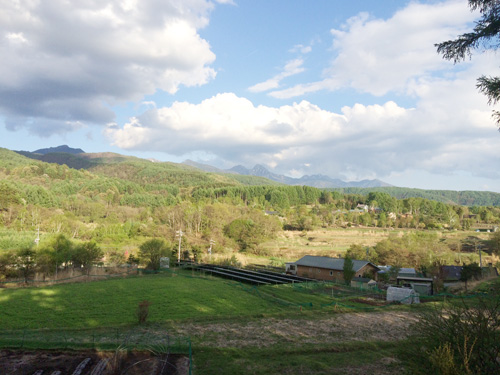 八ヶ岳の眺め