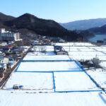 猿ヶ京温泉内に広がる源泉が目の前にある土地